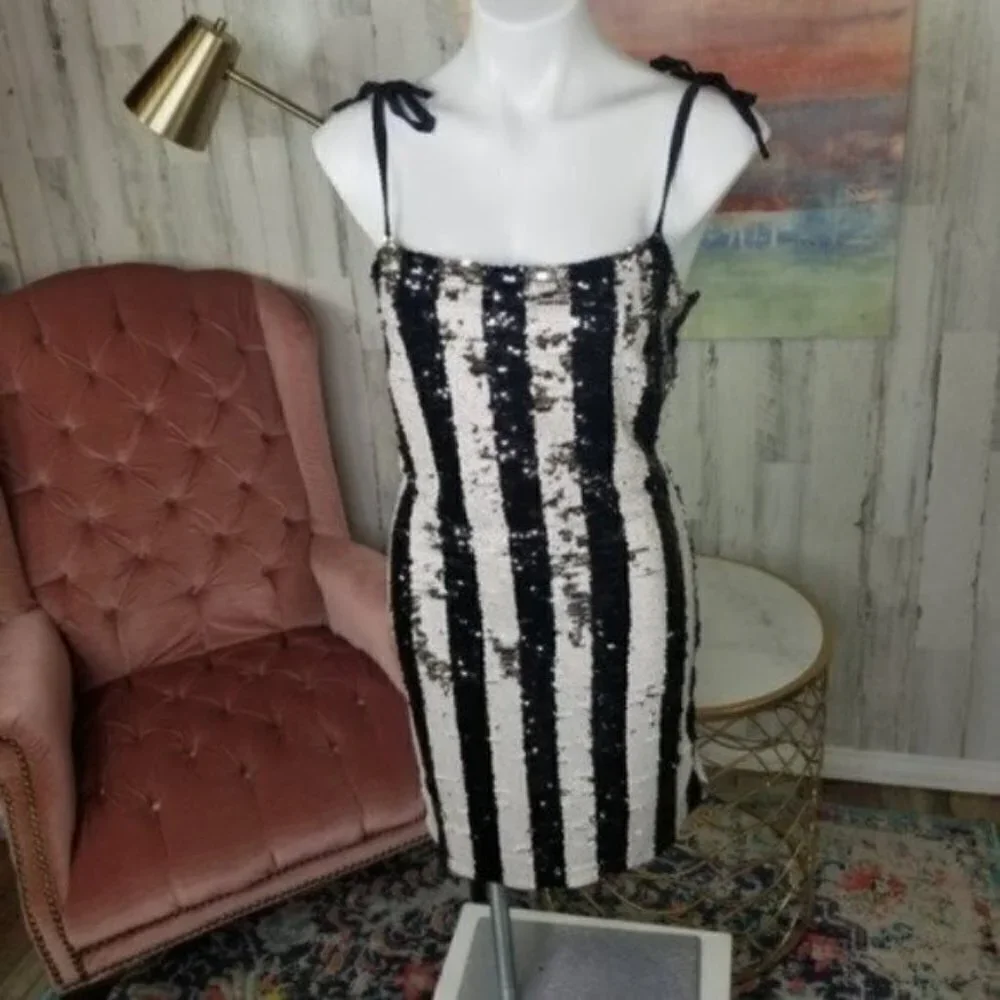 Cupcakes and Cashmere Reverse Sequin Dress - Picture 7 of 12